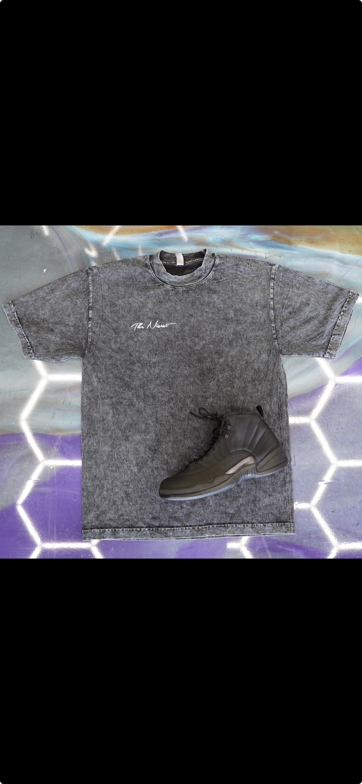BLACK DENIM THE NICEST T SHIRT