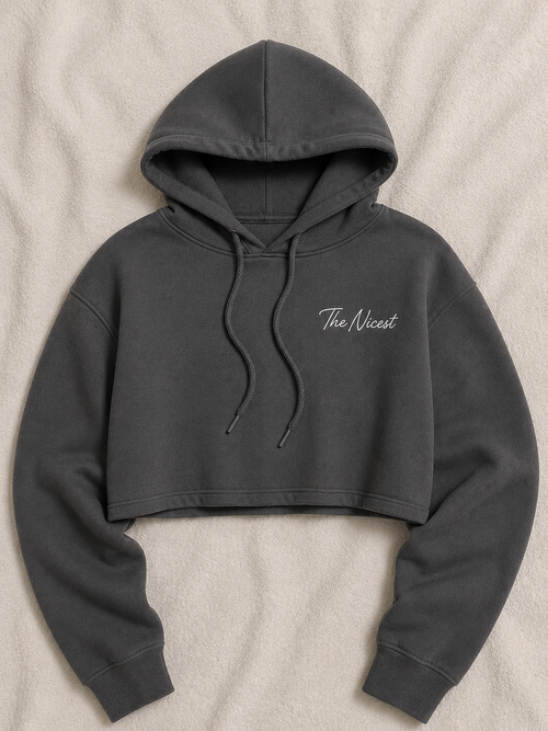 Crop Top "The Nicest" Hoodie