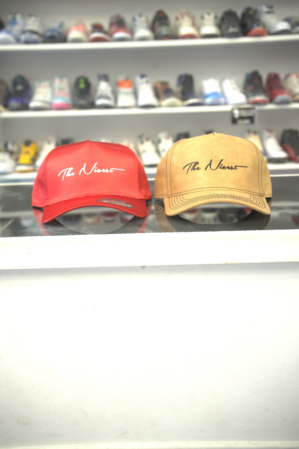 BEIGE LEATHER VIBE SNAP BACK