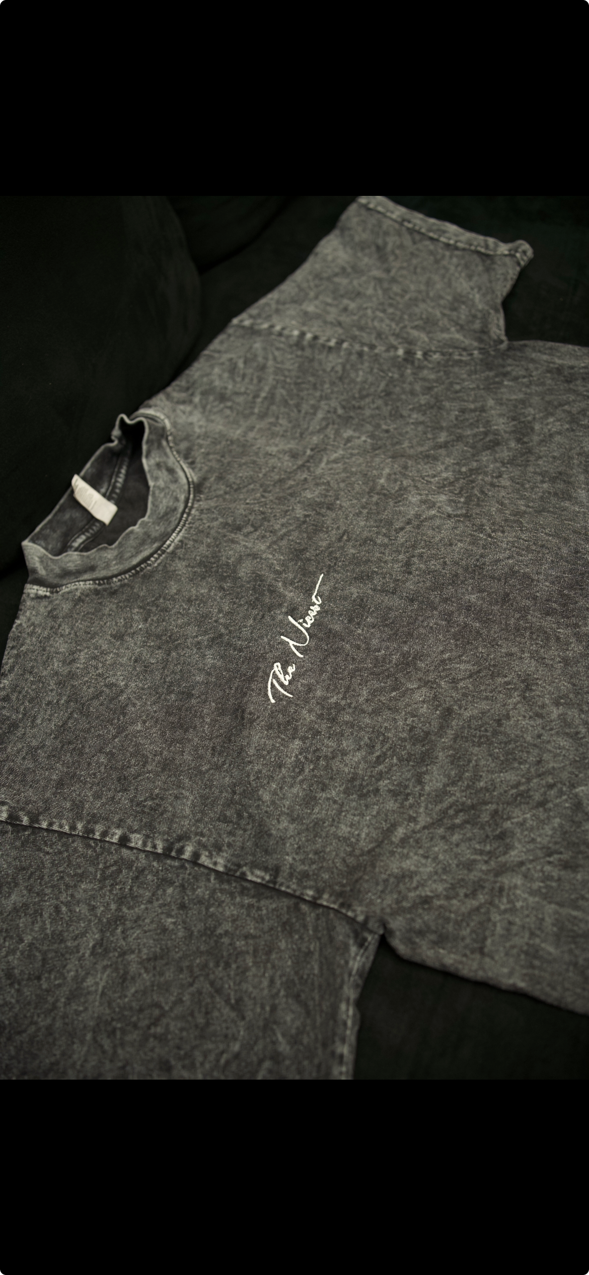 BLACK DENIM THE NICEST T SHIRT